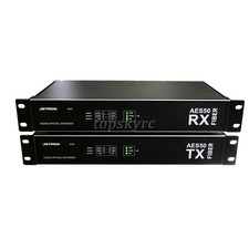 DN50 2CH AES50 2-IN-1 Optical Fiber Extender + Gigabit Transceiver Tuning Light picture