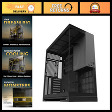 Mid Tower Gaming Case - E-ATX/ATX, Tempered Glass, Toolless Panels, Dual-Chamber picture