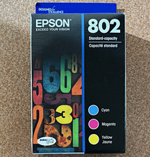 Epson 802 Genuine/Original Inkjet Ink Cartridges 3-Pack (C/M/Y) T802520 picture