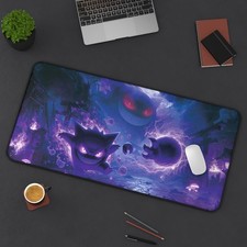 Gengar Mouse Pad, Ghost Pokemon Desk Mat, Anime Gaming Desk Mat Accessories picture
