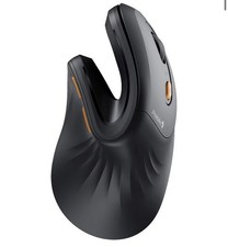 ProtoArc Ergonomic Vertical Mouse Rechargeable Multi-Device Black EM11 NL OB picture