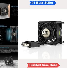 80mm x 38mm Muffin Fan 120V AC 23 CFM 2000 RPM Dual Ball Bearing For Cooling picture