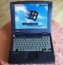 Vtg Compaq Armada 1750 Intel P2 Windows 95 Serial Parallel- ΝΟ 1590 ibm dos e500 picture