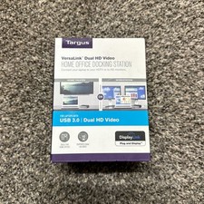 Targus Home Office Docking Station VersaLink Dual HD Video USB 3.0 - New picture