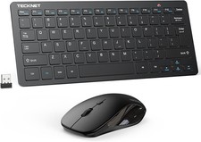 Teclado y Ratón Inalámbricos Mini 2.4G Silenciosos para PC, Portátil y Mac,Nuevo picture
