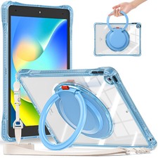 For Apple iPad 10/9/8/7th Gen Shockproof Case with 360 Rotating Stand+Hand Grip picture