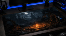 Dark Souls XXL Mouse Pad Gaming Desk Mat Fantasy RPG Bonfire picture