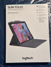 Logitech iPad 7th 8th 9th Gen Keyboard Case Slim Folio - Graphite picture