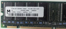 Micron 128MB PC100 SDRAM DIMM MT8LSDT1664AG-10EB1 BZAASCJ006 PC100-222-620 picture