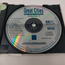 Great Cities of the World, Volume 1 1990s CD-ROM Travel Guide for PC  picture