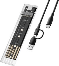 M.2 NVMe SSD Enclosure USB 3.2 Gen 2 10Gbps MKey Adapter Fits 2230/2280 Size picture