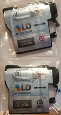 LD Printer Ink Cartridges 1 Black LC61BK,1 Magenta LC61M  picture