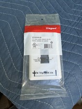 (LOT OF 5) Ortronics OR-40300548-88 TracJack 2-Hole Plastic Faceplate White picture