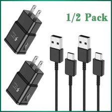 15W Fast Wall Charger Adapter USB-A to Type C Charging Cord for Samsung Galaxy picture