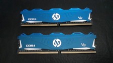 HP V6 16GB (2x8GB) DDR4 SDRAM Blue Desktop Memory 3000MHz picture