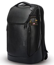LENZN Leather Business Backpack For Men And Women Fit For 15.6 Inch Laptops +USB picture