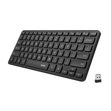 Best Arteck 2.4G Wireless Keyboard Ultra Slim and Compact with Media Hotkeys for picture