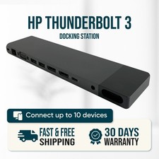 HP Elite Thunderbolt 3 USB-C Dock Station Port Replicator 841830-001 NO ADAPTER picture