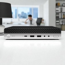 HP MP9 G4 Mini Retail System Core i5 8500T 8GB Ram 256 NVMe SSD WiFi Windows 11 picture