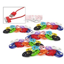 5X 10-COLOR 10FT USB 30PIN CABLE DATA SYNC CHARGER FOR GALAXY TAB 7 8.9 10.1 picture