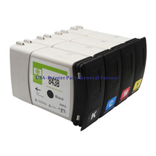 4pc/set Fits For HP 843B Ink Cartridge For HP PageWide XL 4000 XL5000 Printer picture