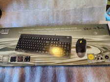 ADESSO ANTIMICROBIAL WATERPROOF DESKTOP KEYBOARD AND MOUSE AKB-630CB picture