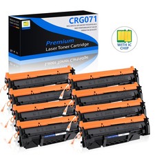 8PK Canon 071 Black Toner Cartridge Compatible for ImageCLASS MF272dw MF273dw picture