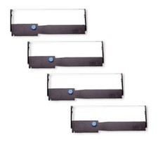 4 x Ribbon for IBM 4234 Model 1 / 2 / 24M / 6295158 Nylon 27mm Ribbon Black picture