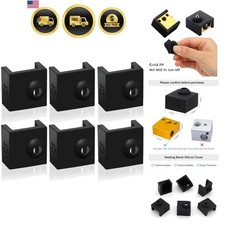 3D Silicone Sock Heater Block Cover for Creality Ender 3 5 Plus MK7 8 9 6 pcs picture