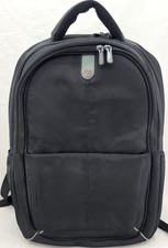 HP Black Adjustable Strap Zip-Up Pocket Padded Laptop Bag Backpack picture