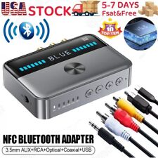 Bluetooth 5.3 Transmitter Receiver 3.5mm AUX RCA TV Home Stereo Audio Adapter picture