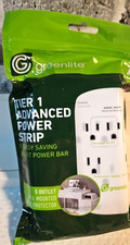 Greenlite 5 Outlet Wall Mount Energy Saving Smart Power Bar (1225 Joules Surge) picture