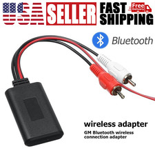 Car Audio Stereo 2 RCA Interface Cable Adapter Bluetooth AUX Receiver Module picture