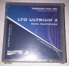 Brand new  Tandberg Data LTO Ultrium 3 Data Cartridge 400/800GB 1/2