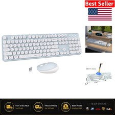 Stylish Floating Key Wireless Keyboard & Optical Mouse Combo for Any Workspace picture
