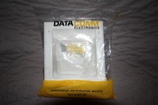 DATA COMM Electr 45-0031-WH Recessed Low Voltage Media Wall plate with duplex Rc picture