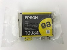 GENUINE Epson 98 T0984 Yellow Ink Cartridge for Artisan 800 810 835 837 picture