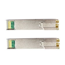 2Pcs 1000BASE-T Gigabit SFP to RJ45 Copper Ethernet Modular Transceiver J picture