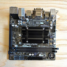 ASRock QC5000-ITX/PH Mini-ITX AMD DDR3 2 DIMM PCIe x16 HDMI DVI VGA USB3. READ picture