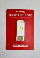 IDENTIV UTRUST FIDO2 NFC SECURITY KEY USB-A FIDO FIDO2 U2F PIV T8-D17 picture