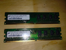 Micron 2GB (2x1GB) DDR2 PC2-5300U 240-Pin Unbuffered DIMM MT8HTF12864AY-667E1 picture