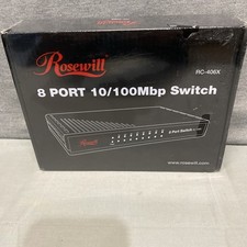 NEW Rosewill RC-406X 10/100Mbps 8-Port Ethernet Switch picture