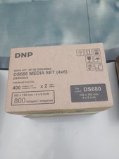 DNP DS680 Media Set 4x6 Premium Digital 400 Images / Roll 2xRolls 800 images picture