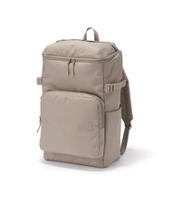 MUJI Less Tiring Water Repellent Toploader Backpack Beige picture