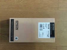 GENUINE EPSON T6538 MATTE BLACK 200ml INK CARTRIDGE Exp. Date Jan 24, 2021. picture