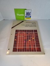 HP-41  User’s Library Solutions Solar Engineering Vintage Hewlett Packard picture