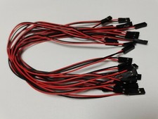 30 pcs Jumper wire Female to Female 2 Pin Pitch 2.54mm 2 colors Cable 30cm 12