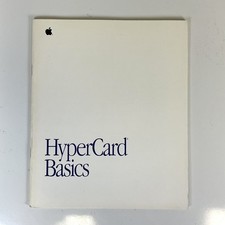 Apple Macintosh Computer HyperCard Basics Manual Vintage picture
