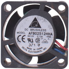 Delta AFB02512HHA F00 DC12V 0.12A Cooling Fan 2510 25x25x10mm 3pin picture