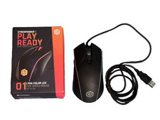 CyberPower PC MO-131-102 Gaming Optical Mouse Black Multi-Color LED USB Wired picture